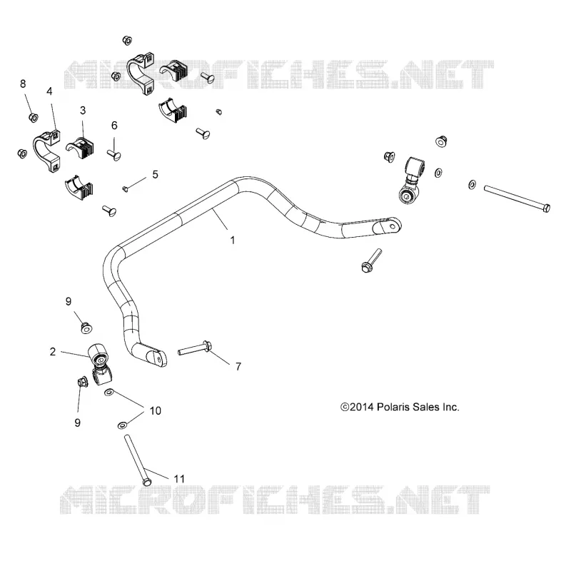 SUSPENSION, STABILISATEUR BRAS ARRIERE