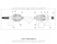 SYSTÈME DE TRANSMISSION ARRIERE HALF SHAFT