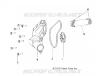 MOTEUR, WATERPUMP IMPELLER AND COVER