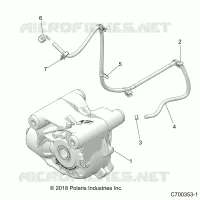 DRIVE TRAIN, FRONT SUPPORT PONT