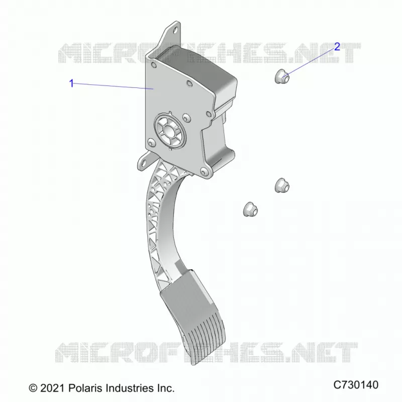 ENGINE, PEDALE D'ACCELERATEUR