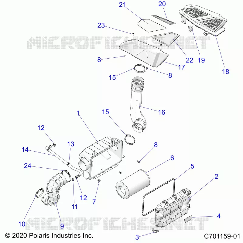 ENGINE, PRISE D'AIR SYSTEM