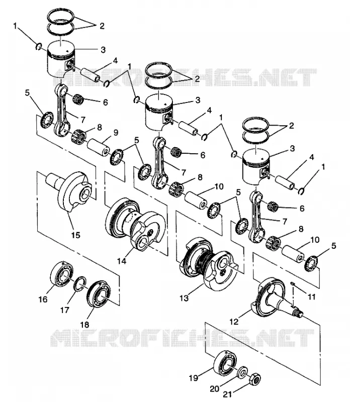 PISTON ET VILEBREQUIN XLT LTD 0973756 AND EUROPEAN XLT LTD E973756 (4937793779C006)