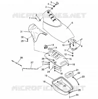 COFFRE AVANT  SLX 780 B954287 (4933953395A008)