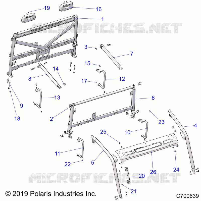 CHASSIS, CAB CADRE