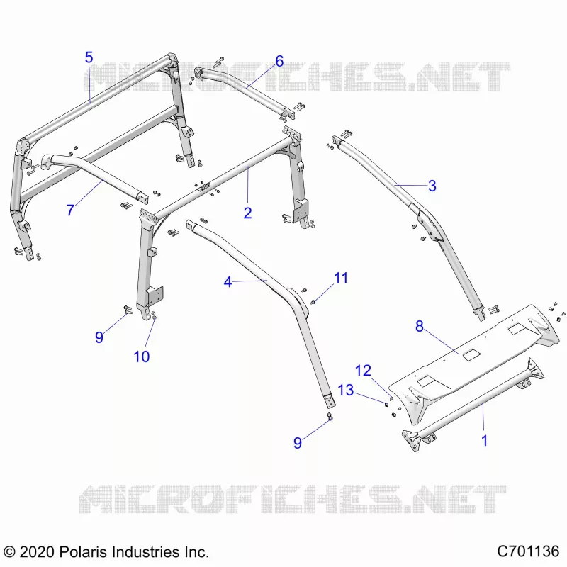CHASSIS, CAB CADRE