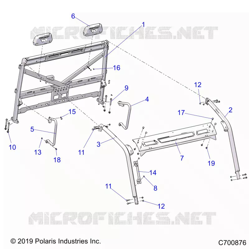 CHASSIS, CAB CADRE