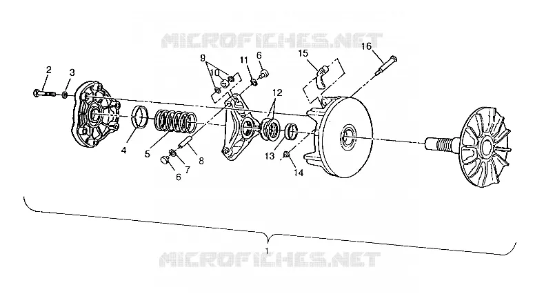 EMBRAYAGE DE TRANSMISSION ASSEMBLY 6X6 400L, SWEDISH S948740 AND  NORWEGIAN N948740 (4926812681031A)