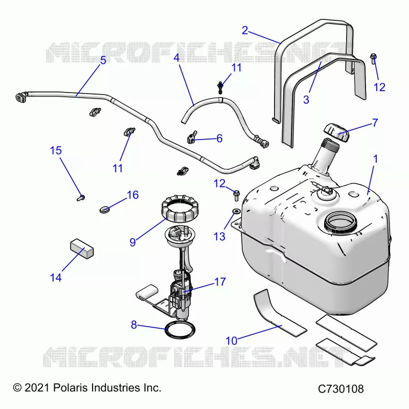 SYSTÃˆME D'ALIMENTATION, FUEL TANK ASM.