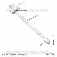 DRIVE TRAIN, ARBRE DE TRANSMISSION AVANT