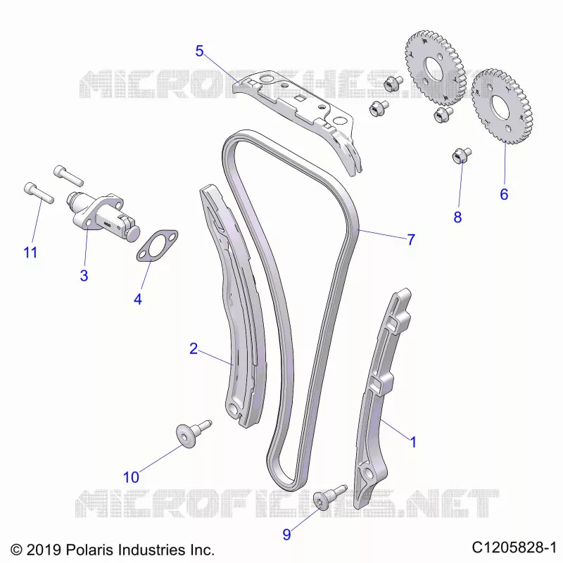 CHAINE DE DISTRIBUTION AND TENSIONER