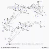 SUSPENSION AVANT A-ARM MOUNTING