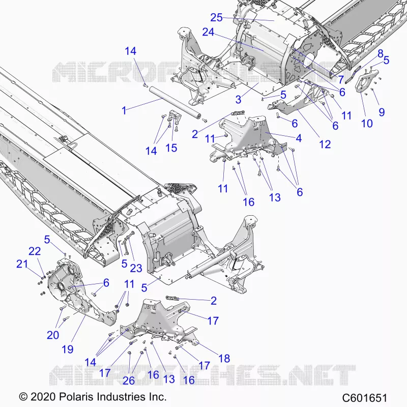 CHASSIS, BULKHEAD ASM.