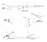 BOUTONS, CAPTEURS and POWER PLUG
