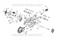 BRAS OSCILLANT/REAR/SUPPORT PONT
