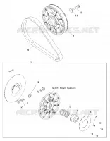 SYSTÈME DE TRANSMISSION, SECONDARY CLUTCH