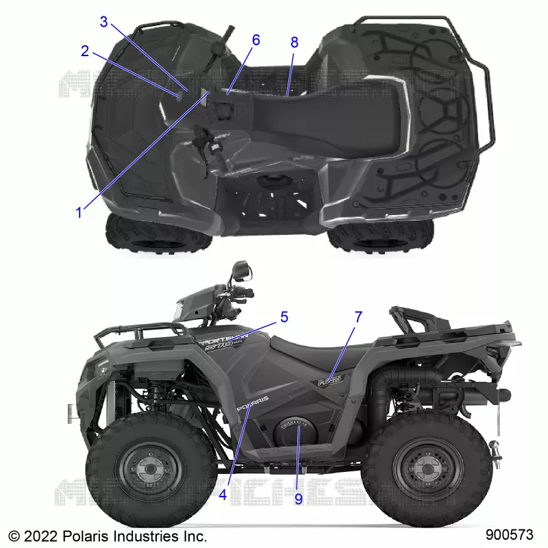EMBLEMESS, GRAPHIC- A23SHE57FS/S57FS/CS/CP (900573)