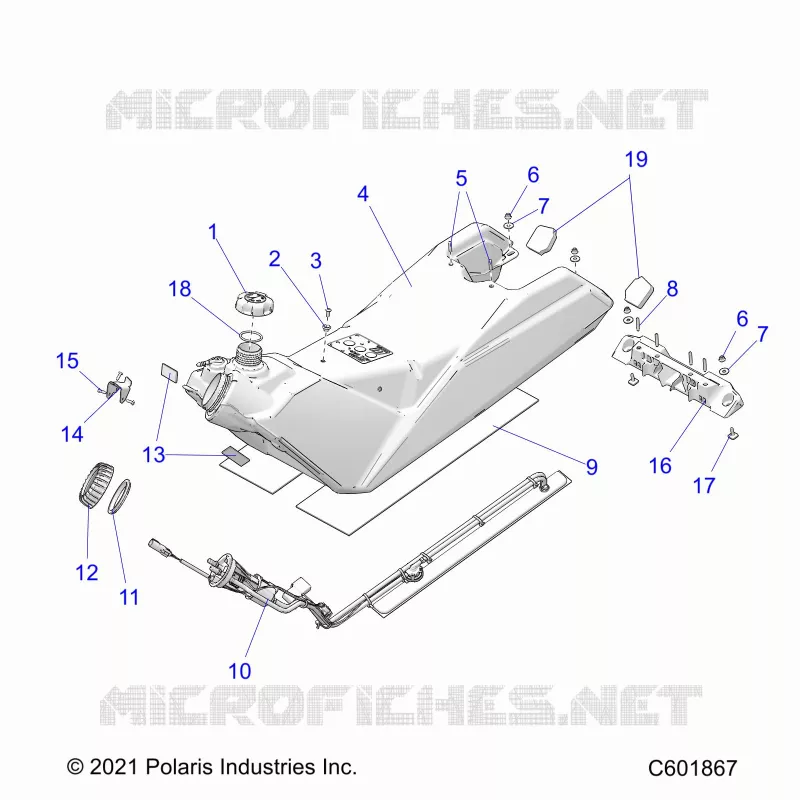 SYSTÃˆME D'ALIMENTATION, FUEL TANK ASM.