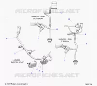 ELECTRICITE, WIRE HARNESS, HOOD, ELEC. START