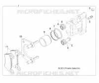 BRAKES, ETRIER DE FREIN ARRIERE