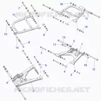 SUSPENSION ARRIERE CONTROL ARMS