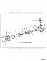 SYSTEME DE TRANSMISSION, FRONT GEARCASE