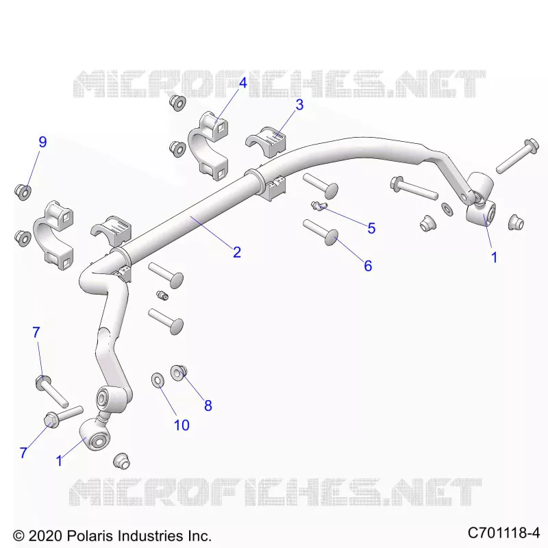 SUSPENSION, REAR BARRE STABILISATRICE