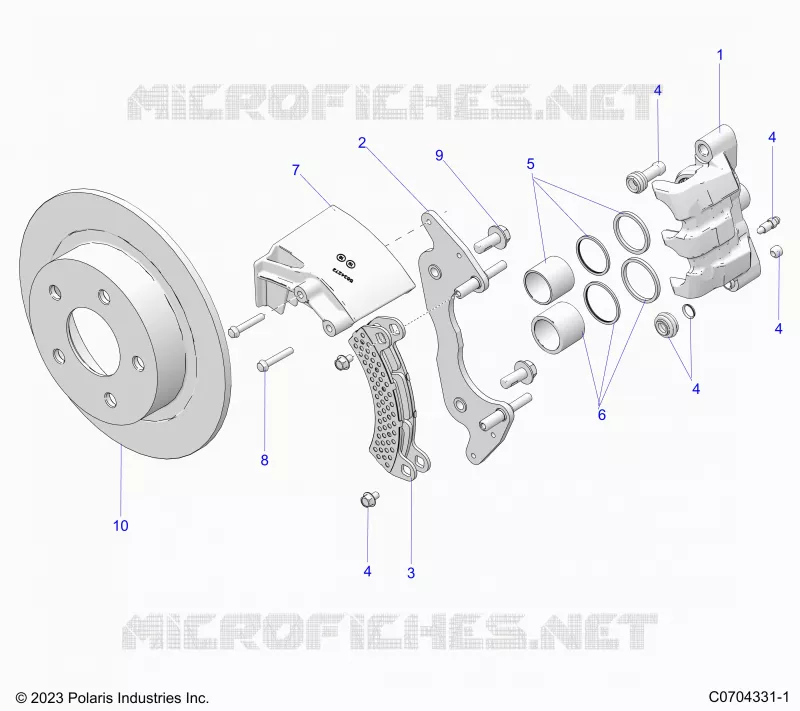 FREIN AVANT CALIPER