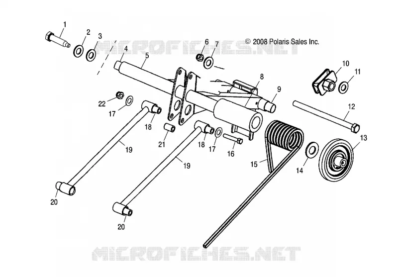 SUSPENSION, BRAS DE SUSPENSION ARRIERE