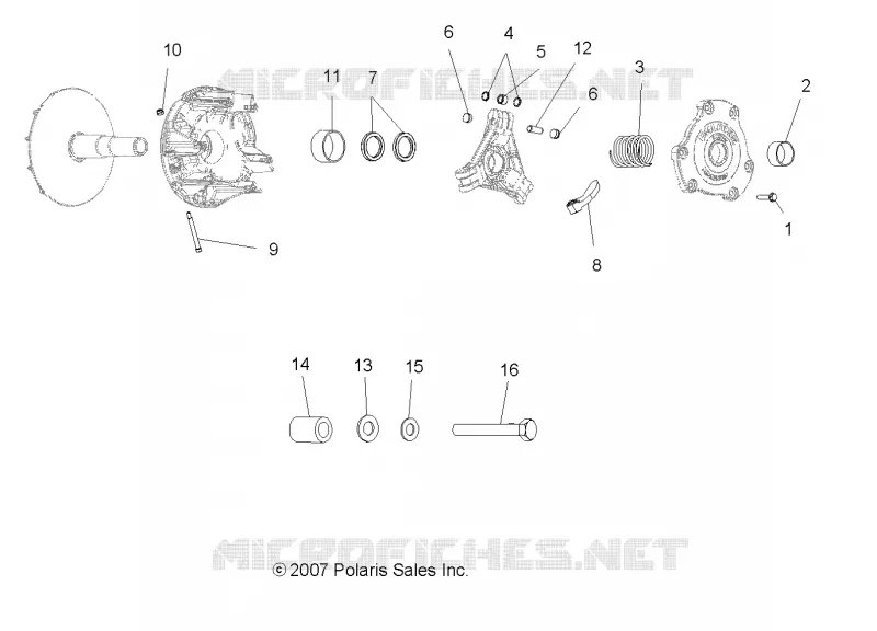SYSTÈME DE TRANSMISSION, PRIMARY CLUTCH
