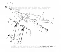 BRAS DE SUSPENSION AVANT (144 INCH)