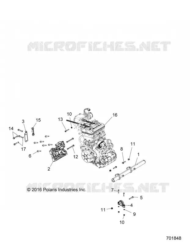 ENGINE, SUPPORT MOTEUR