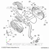SYSTÃˆME DE TRANSMISSION, CLUTCH COVER AND DUCTING