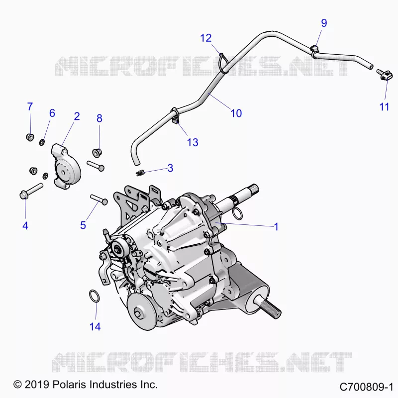 SYSTÃˆME DE TRANSMISSION, MAIN GEARCASE MOUNTING