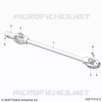SYSTÃˆME DE TRANSMISSION, FRONT PROP SHAFT