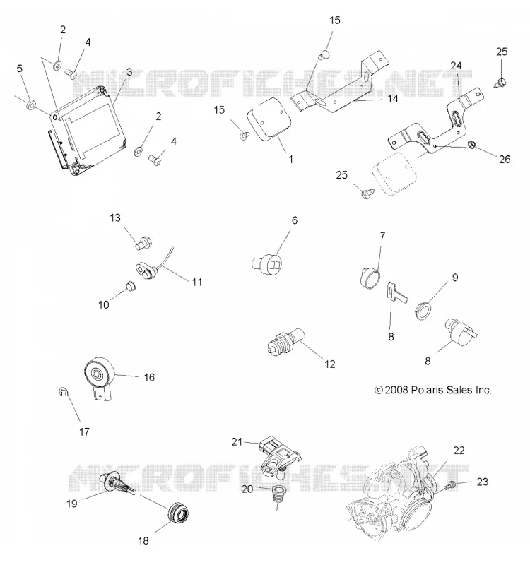 BOUTONS and CAPTEURS and ECM