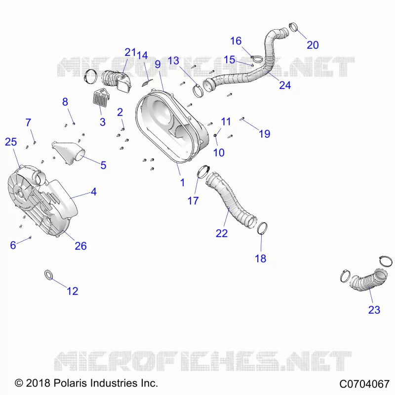 SYSTÃˆME DE TRANSMISSION, CLUTCH COVER AND DUCTING