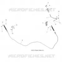 SYSTEME DE TRANSMISSION, SHIFT LEVER AND CABLE
