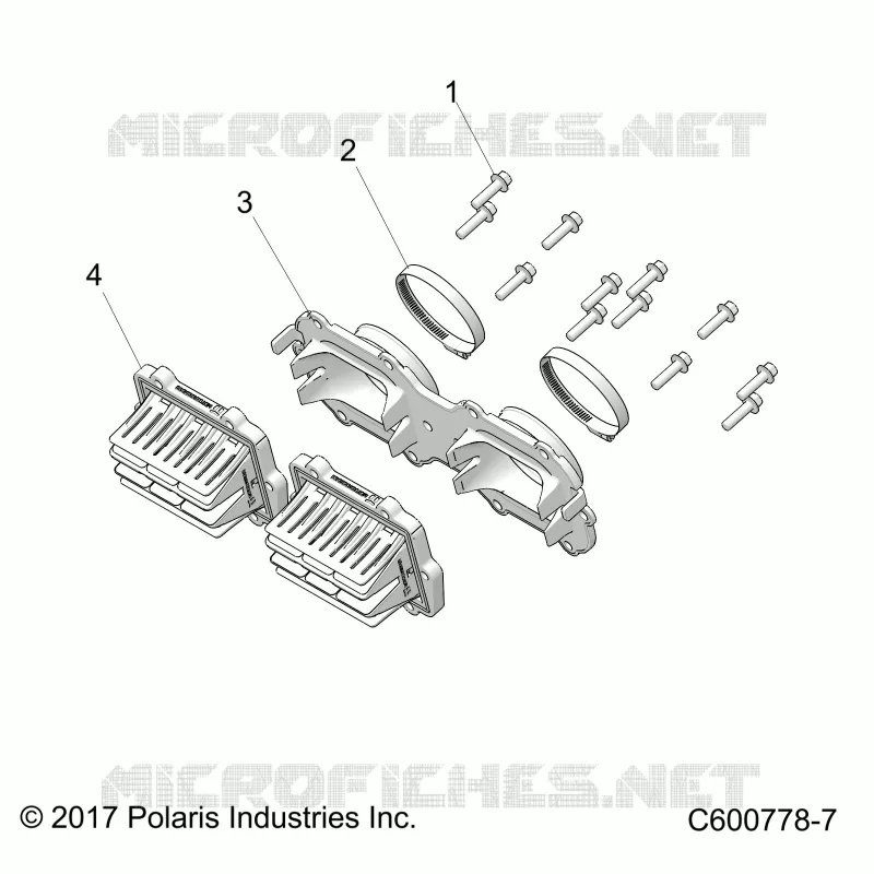 ENGINE, REED VALVE AND CORPS DE PAPILON ADAPTOR