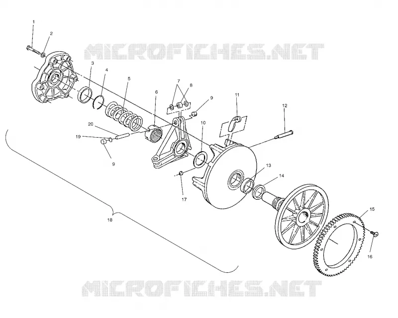 EMBRAYAGE DE TRANSMISSION
