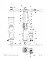 SUSPENSION, AMORTISSEUR ARRIERE TRACK (1543574)