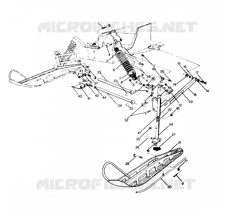 SUSPENSION AVANT AND SKI 500 SP (4920222022011A)