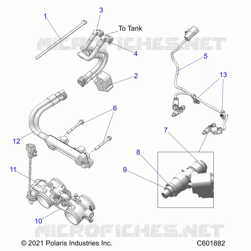 SYSTÃˆME D'ALIMENTATION, RAIL, LINES AND THROTTLE BODY