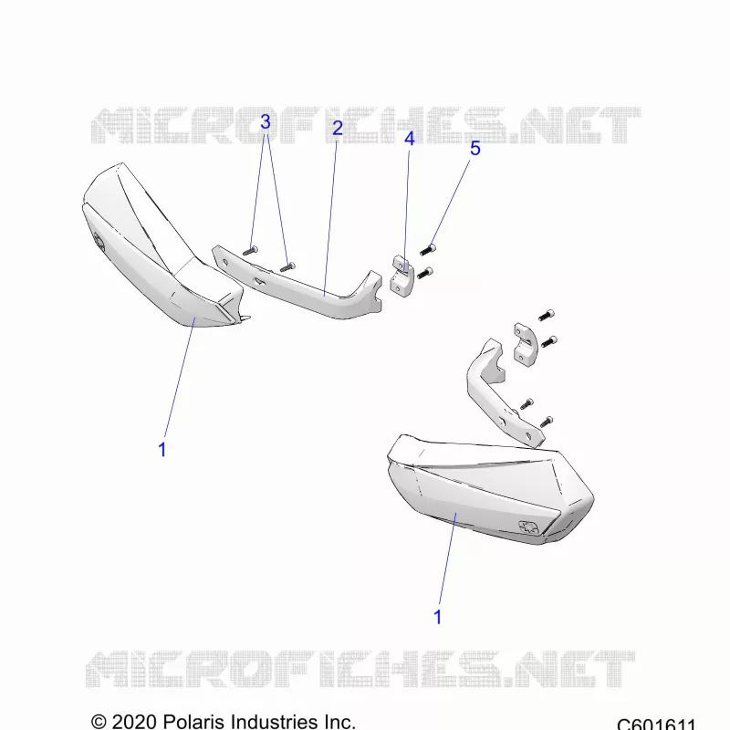 STEERING, HAND GUARDS