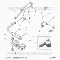 SYSTÃˆME D'ALIMENTATION, RAIL, LINES AND THROTTLE BODY