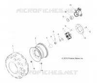 ROUES, REAR TIRE AND BRAKE DISC
