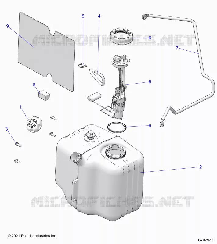 SYSTÃˆME D'ALIMENTATION, FUEL TANK ASM.
