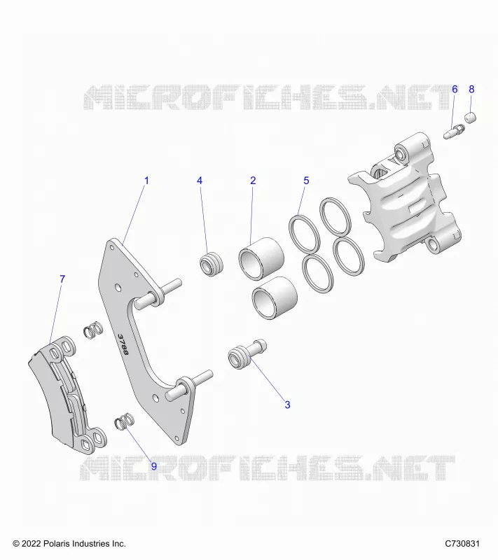 FREIN AVANT CALIPER