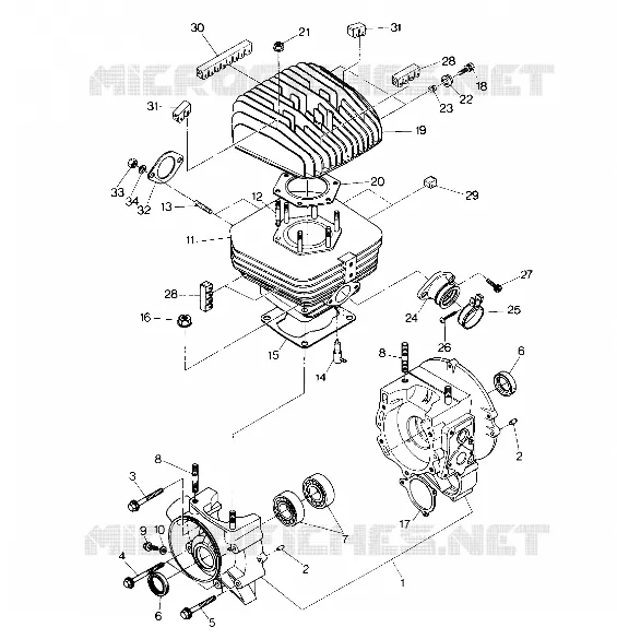 CRANKCASE AND CYLINDRE (4914771477032A)