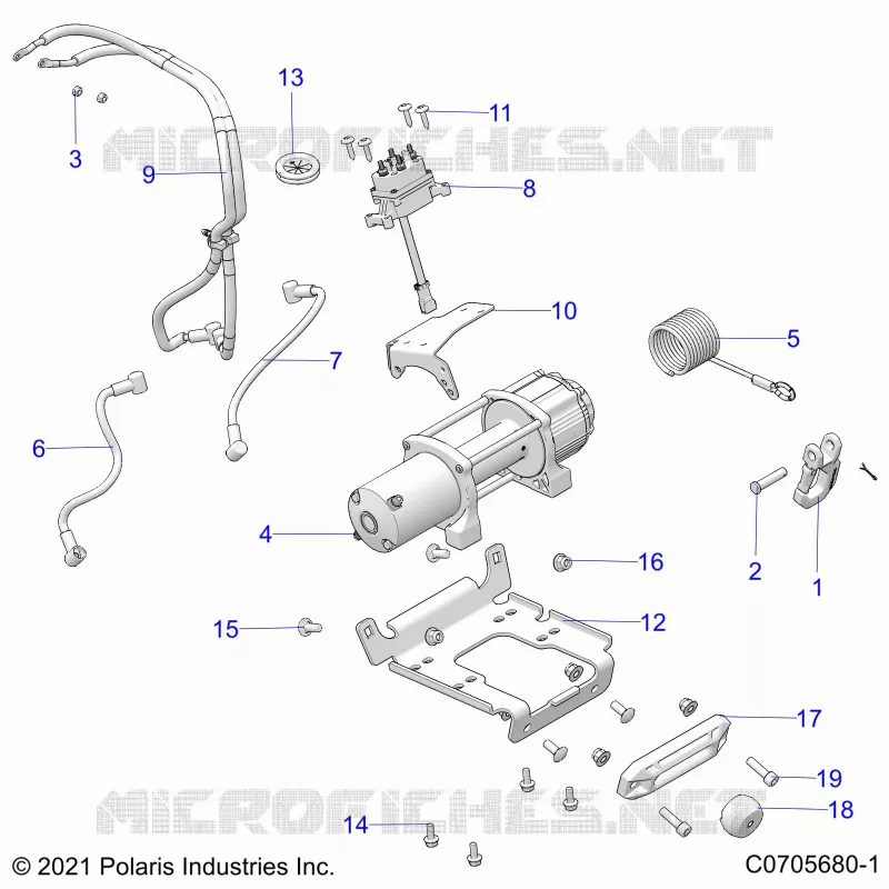 CHASSIS, TREUIL